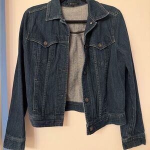 Theory Dark Blue Jean Jacket